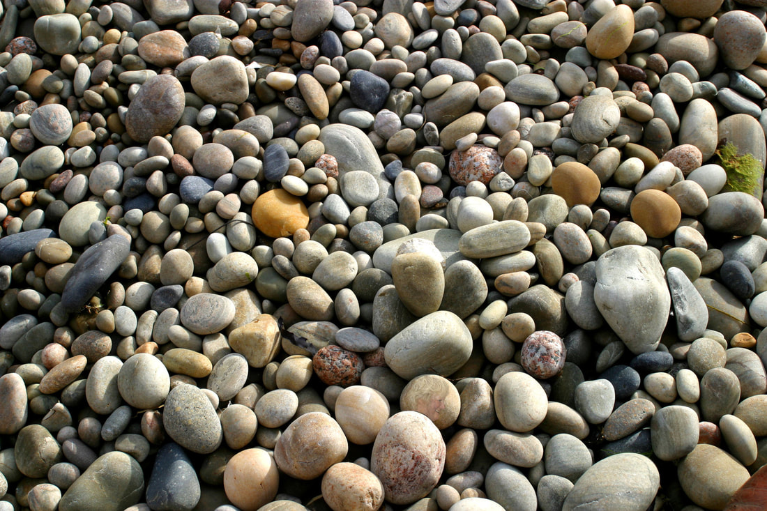 Photo of pebbles on a beach